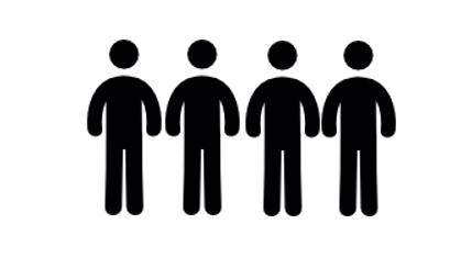 4 personer 1000 meteren