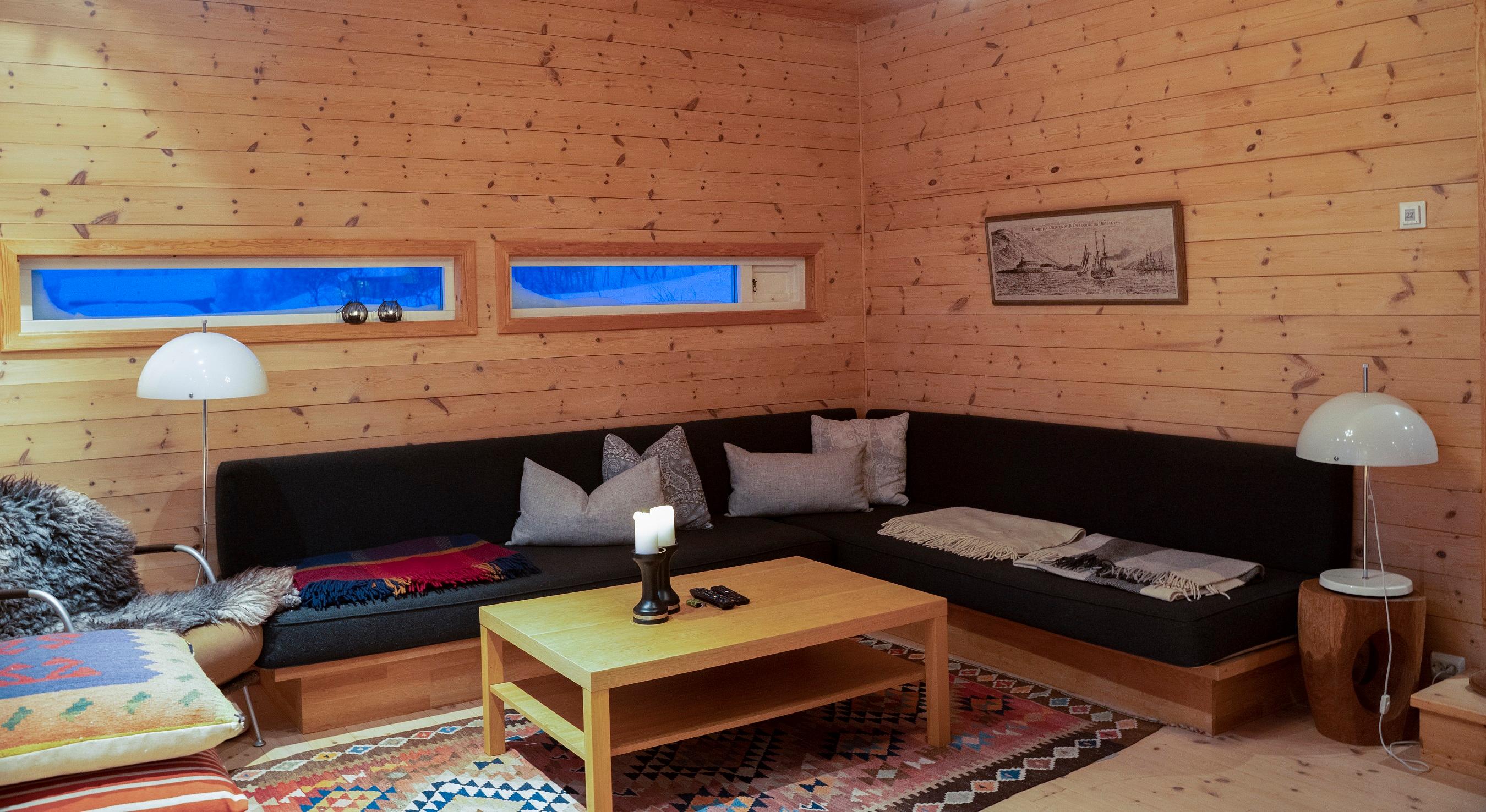 Stor og moderne hytte på Filefjell