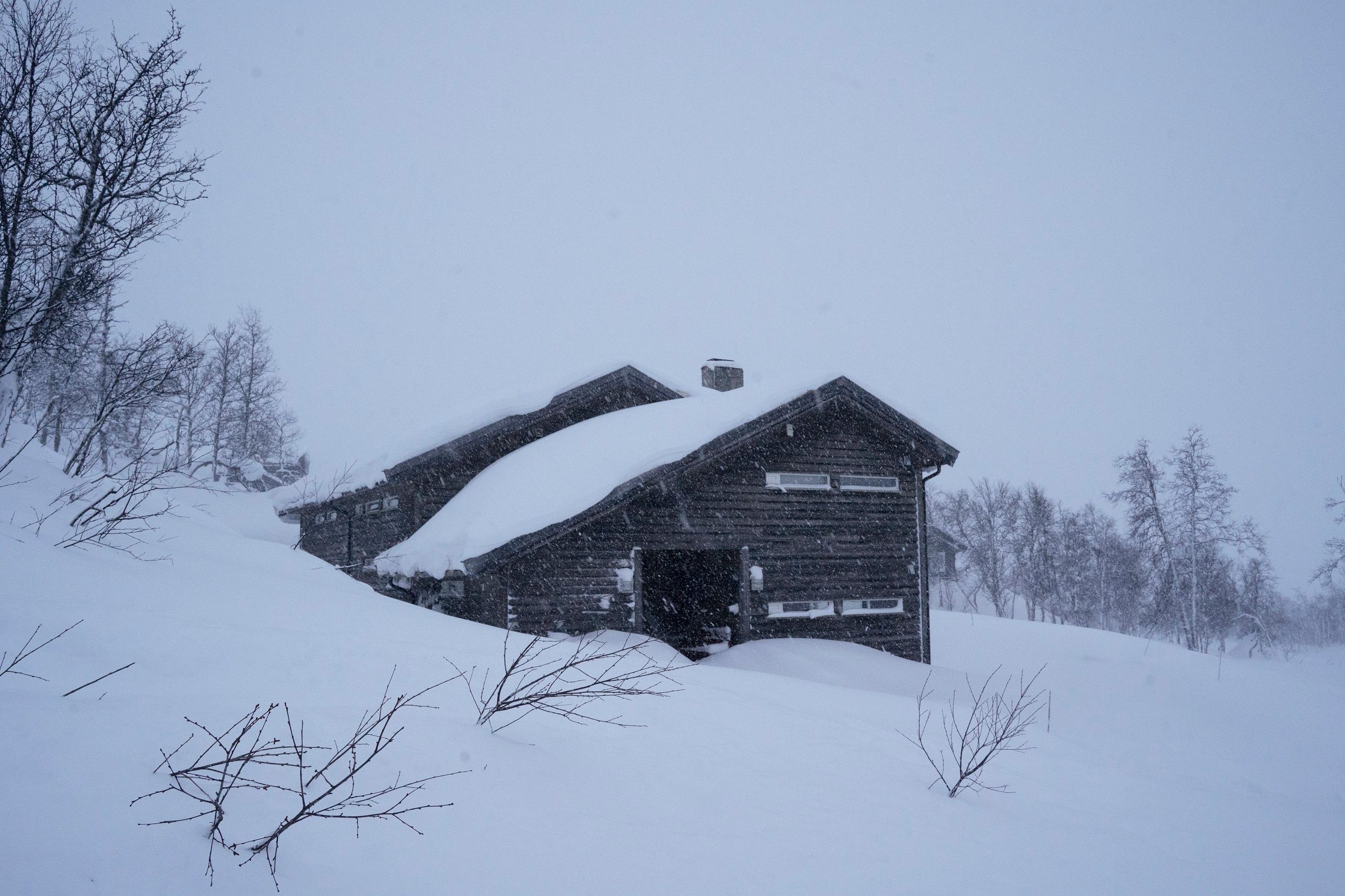 Stor og moderne hytte på Filefjell