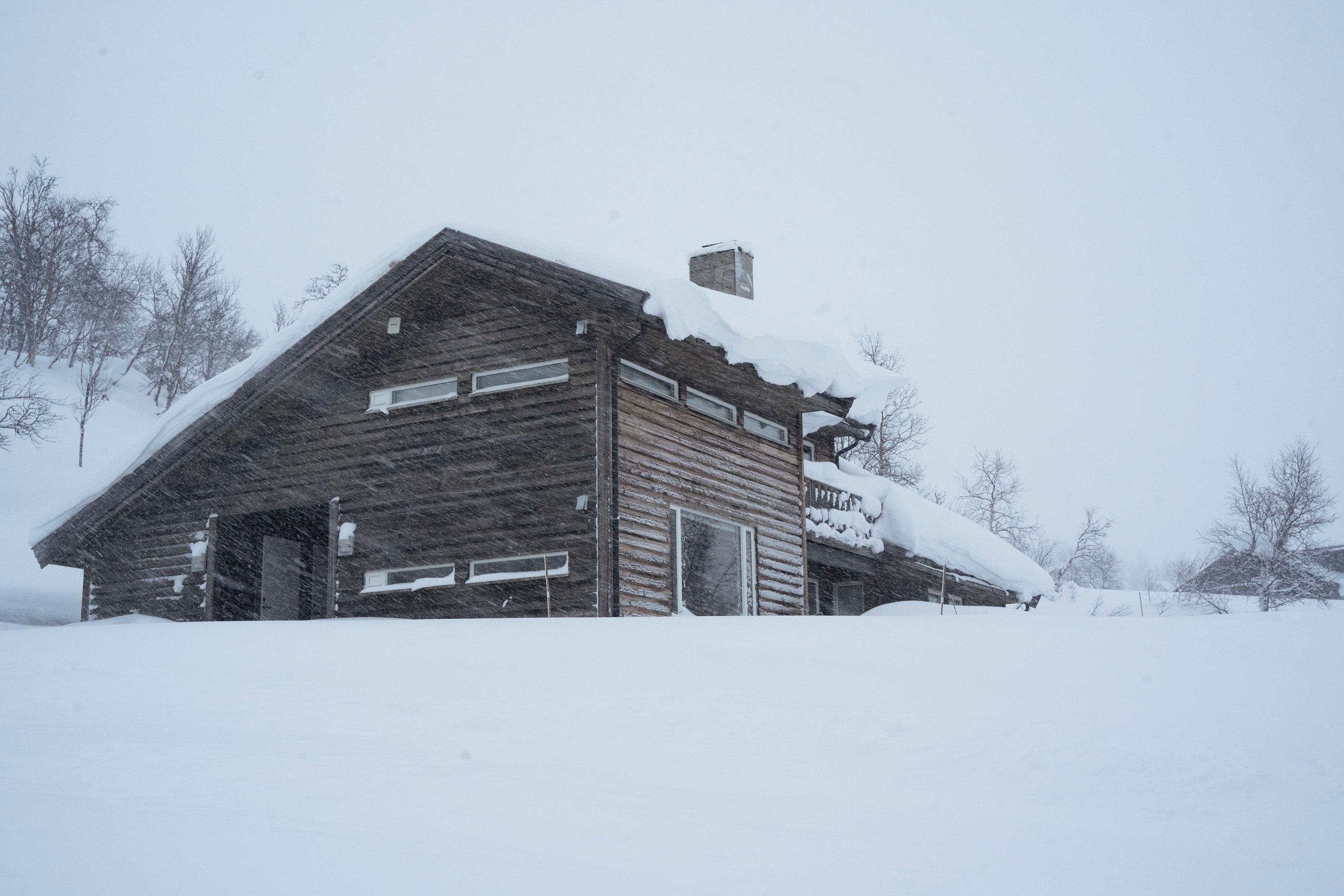 Stor og moderne hytte på Filefjell